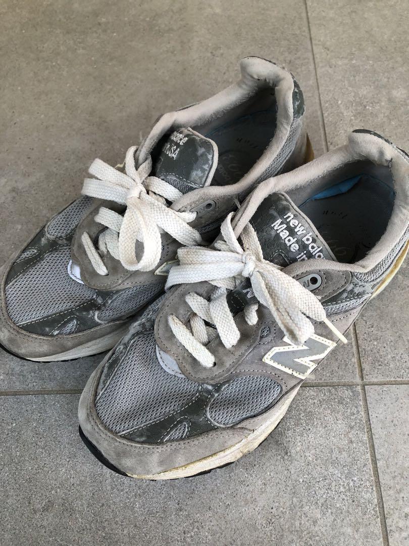 New Balance グレー スニーカー Made in USAレディース23
