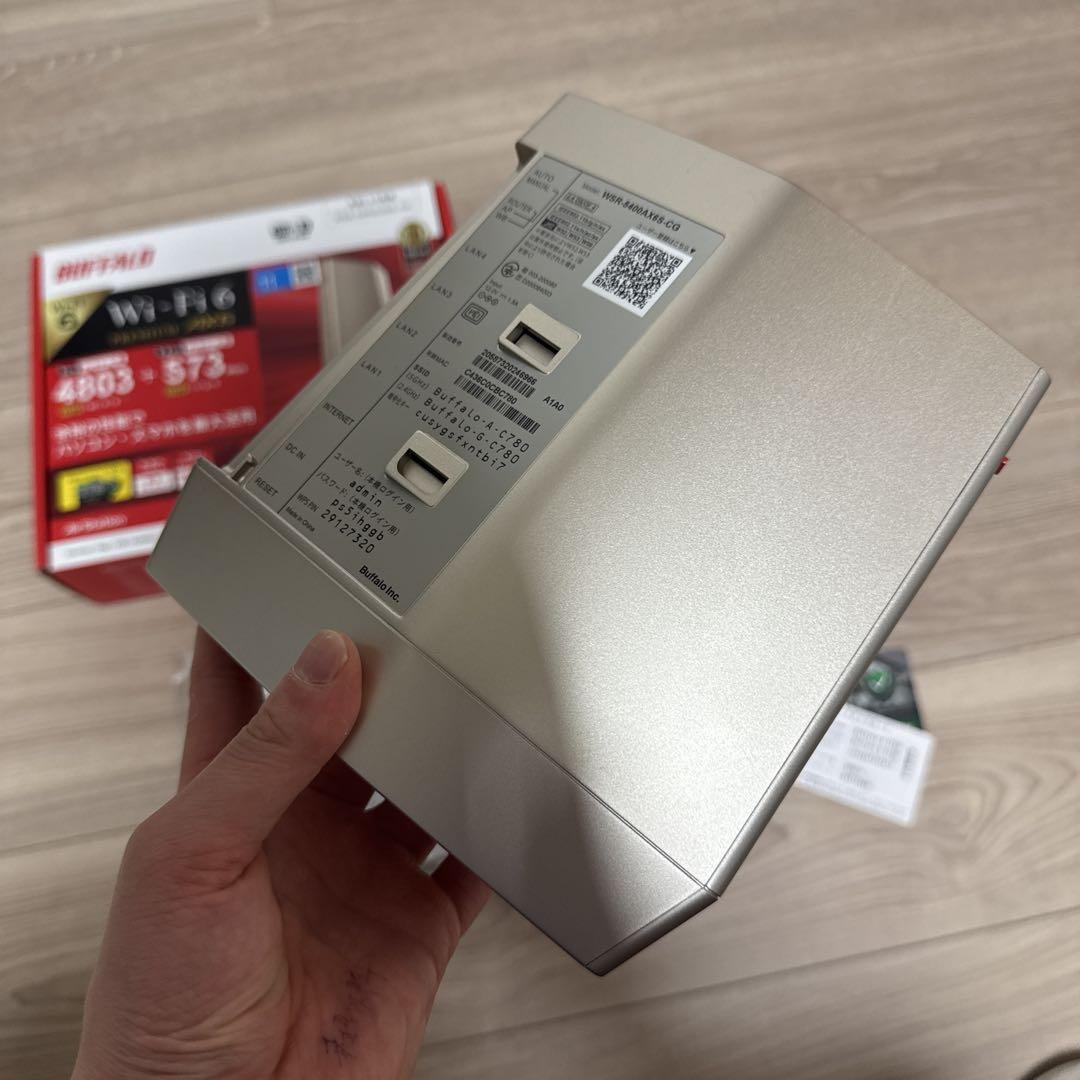 BUFFALO WXR-5400AX6S-CG 無線LANルーター