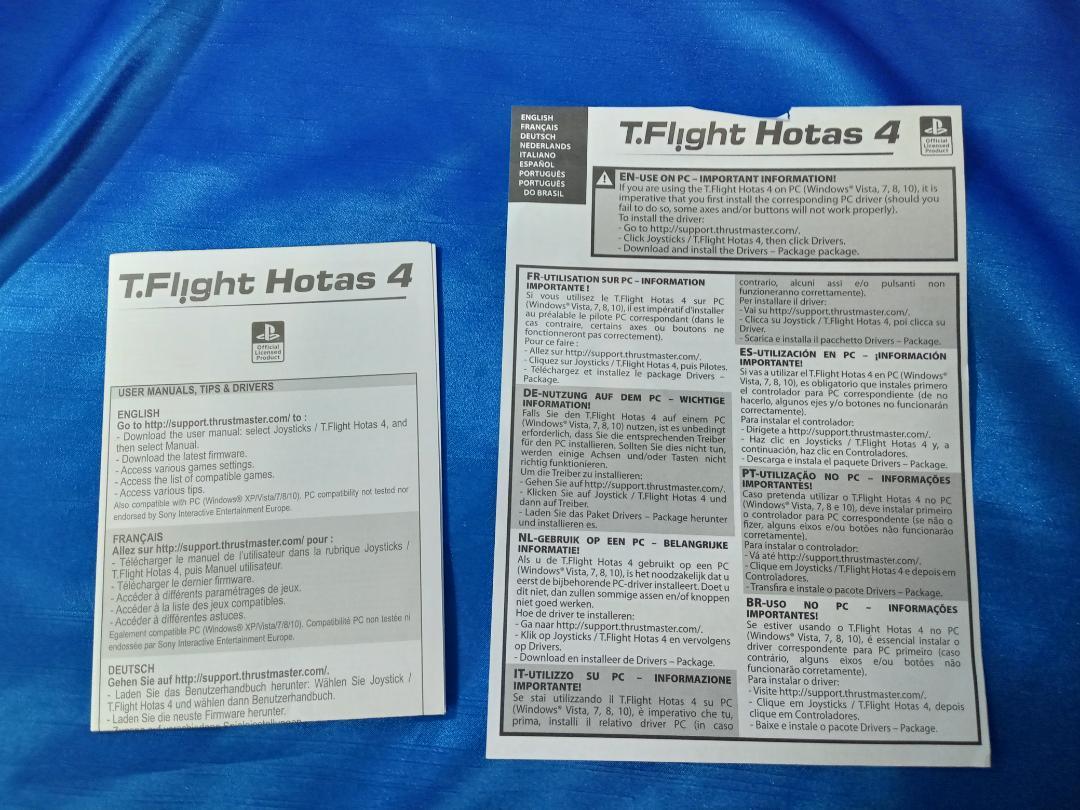 スラストマスター THRUSTMASTER T Fight Hotas 4