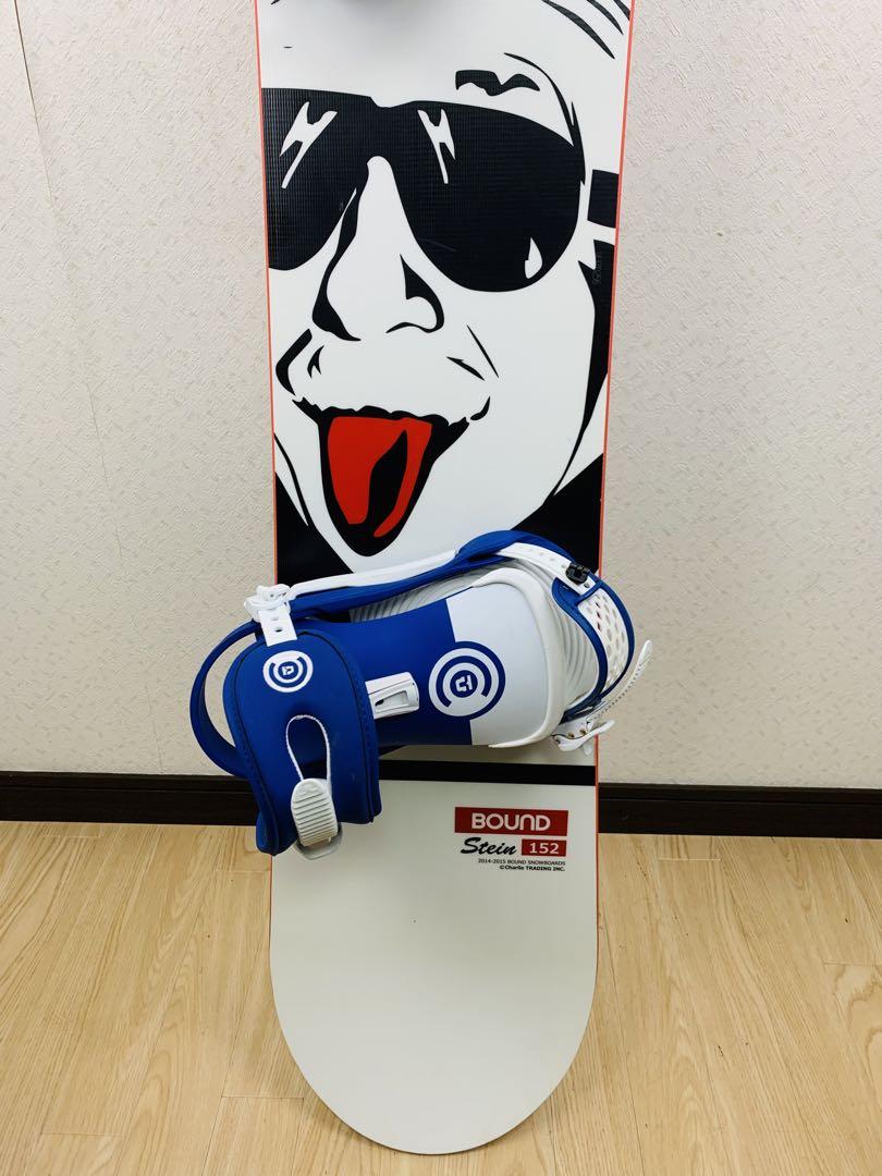 BOUND スノーボード　板　152cm ビンディング　セット　スノボ awardsandwinners.com