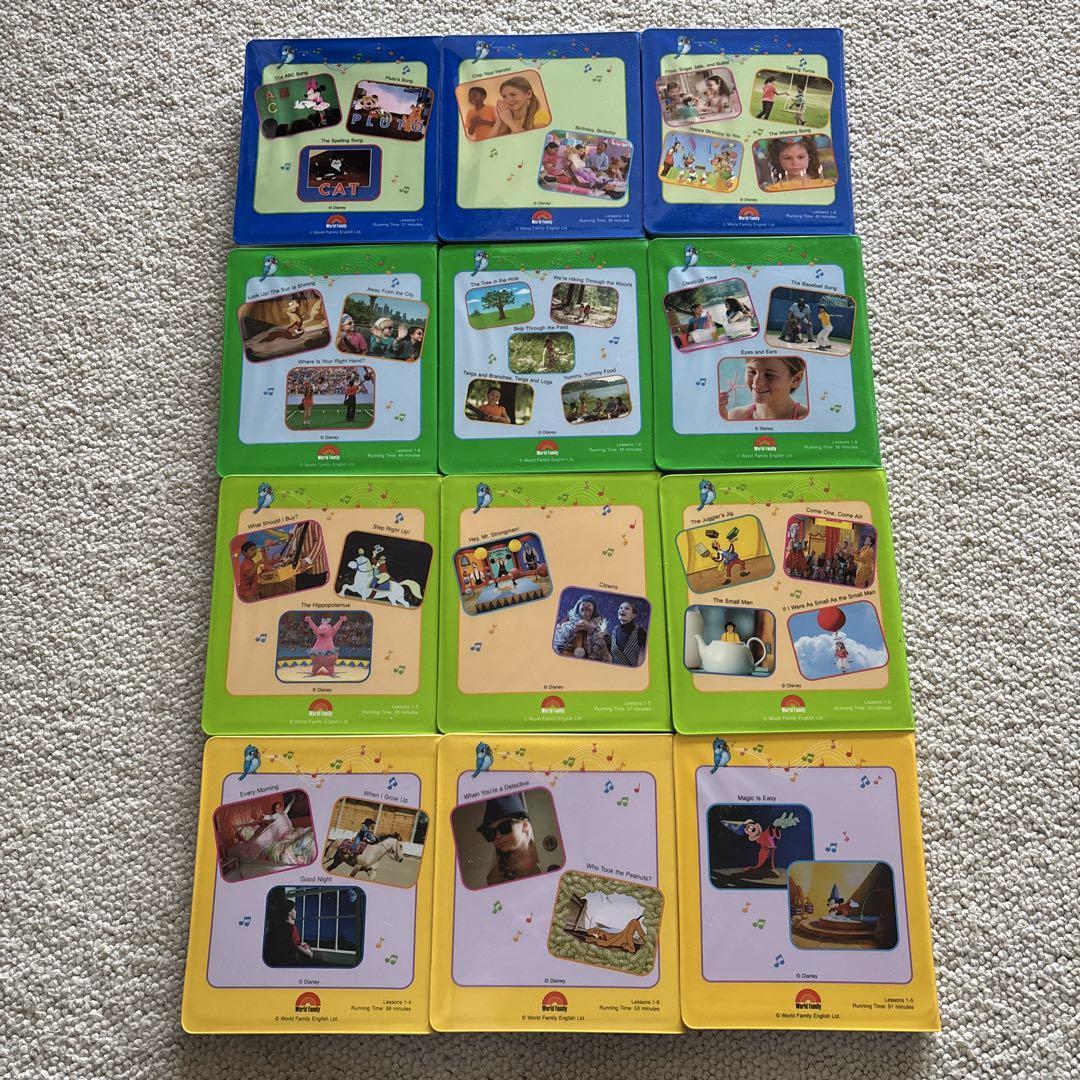 ディズニー　World family dvdストレートプレイ　1〜12
