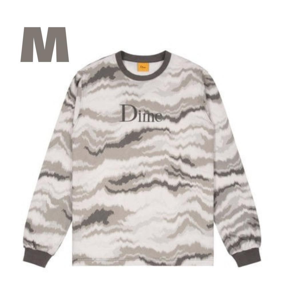 LS Dime SHIRT ストリート FREQUENCY スケボー グレーM