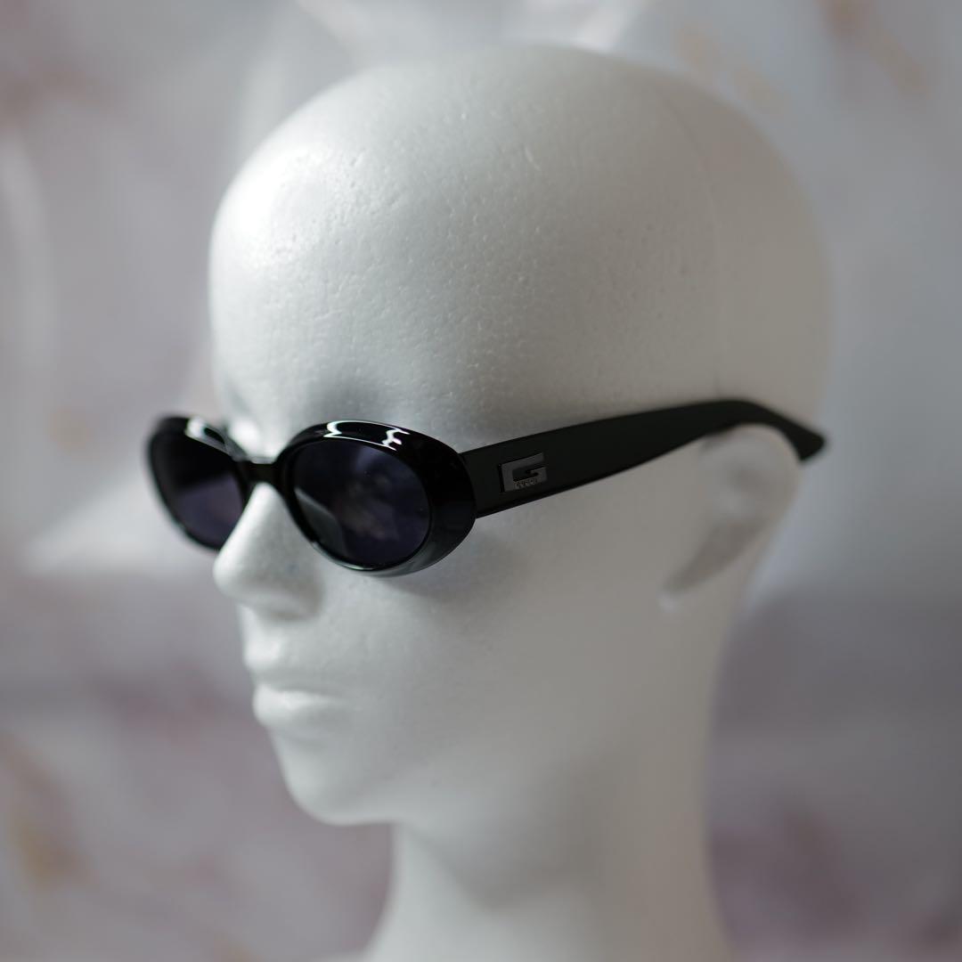 GUCCI グッチ メタルプレート オールブラック サングラス - メルカリ