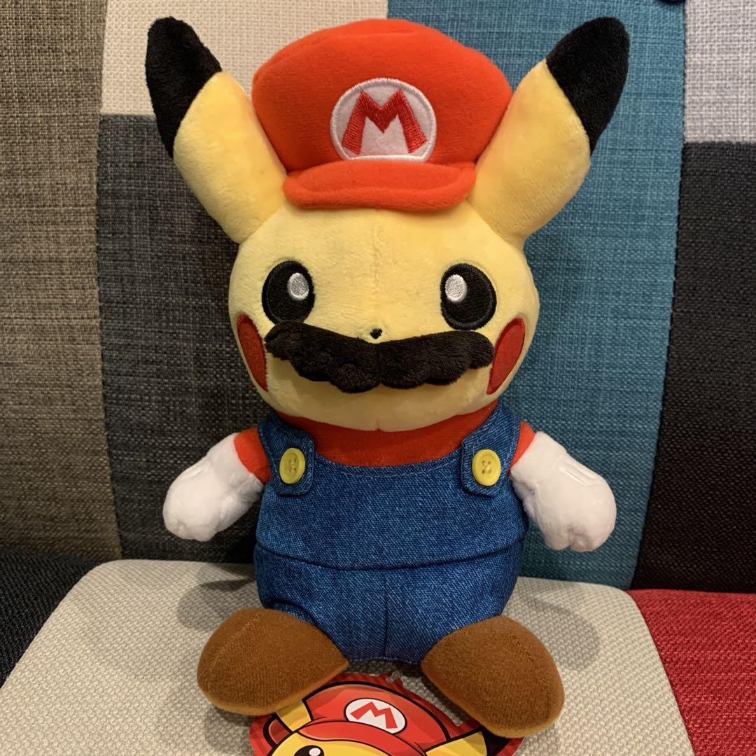 ポケモン マリオピカチュウ ぬいぐるみ 新品 - メルカリ