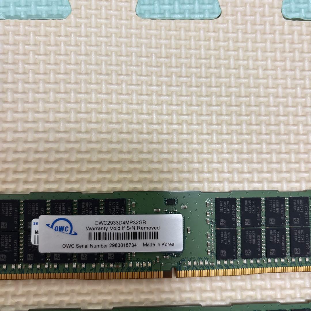 その他 OWC 32GBx6 192GB DDR4-2933 ECC RDIMM OWC 32GBx6 192GB DDR4-2933 ECC RDIMM