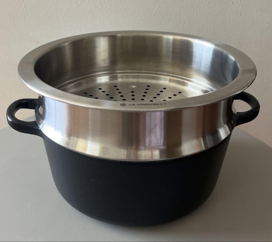 LE CREUSET ル・クルーゼ スチーマー 22cm 蒸し器 ステンレス