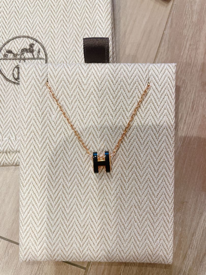 【新品未使用】エルメス ミニ ポップH ペンダント　ネックレス