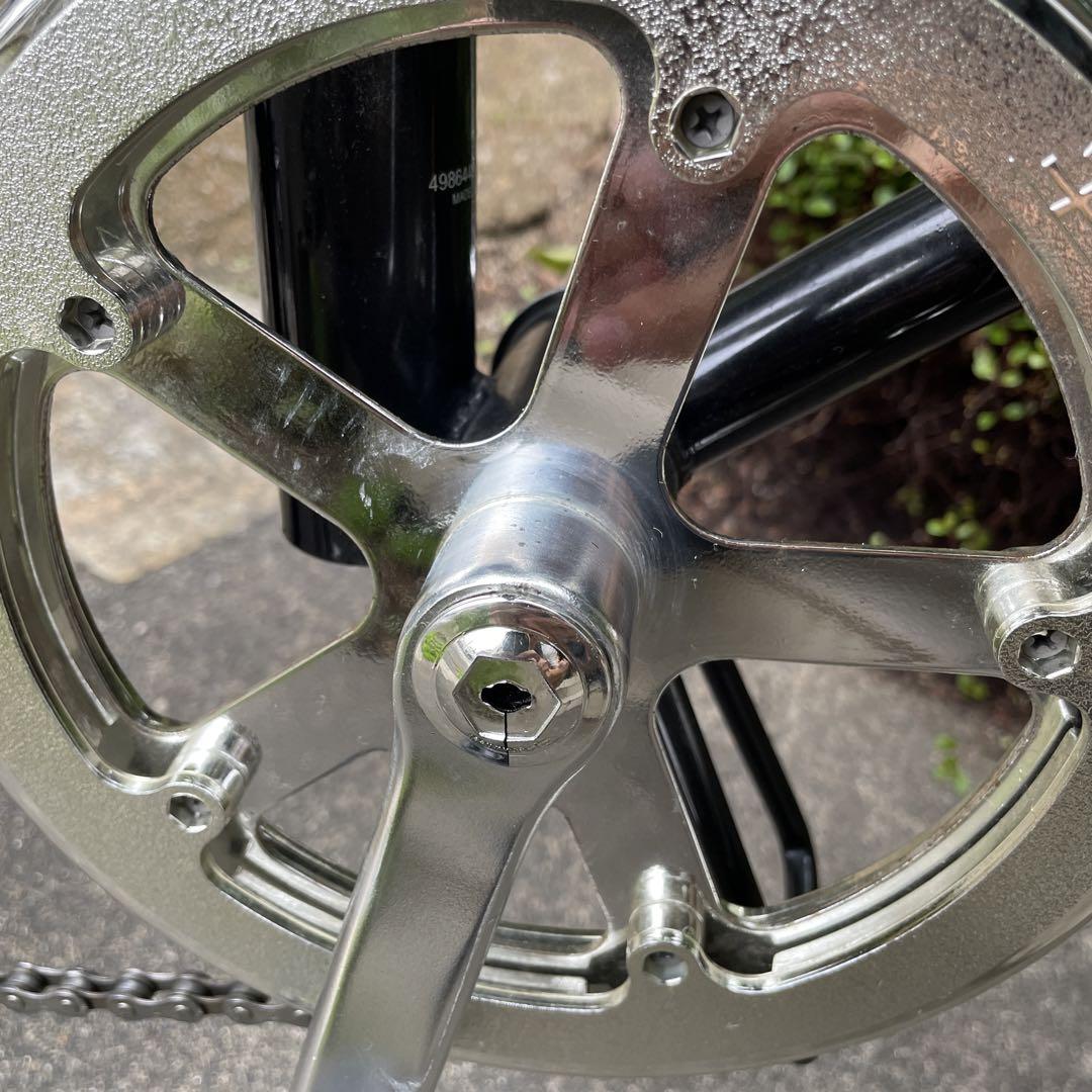 OUTDOOR 折りたたみ自転車 ロゴ入りワイヤー錠+サドルカバー付き