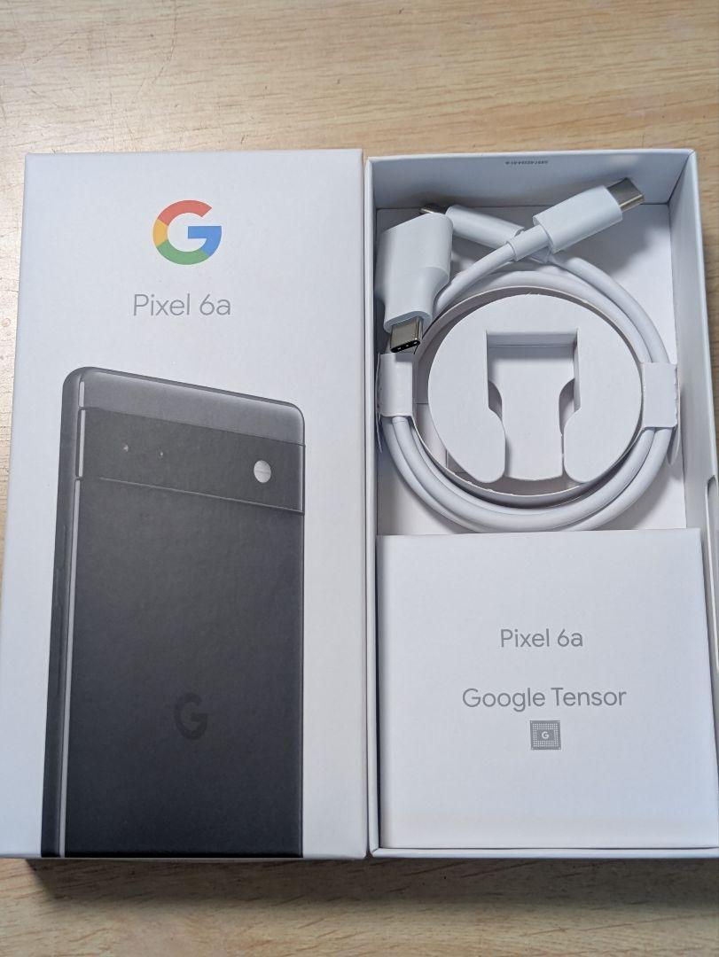 Google Pixel 6a 本体 Charcoal(チャコール)
