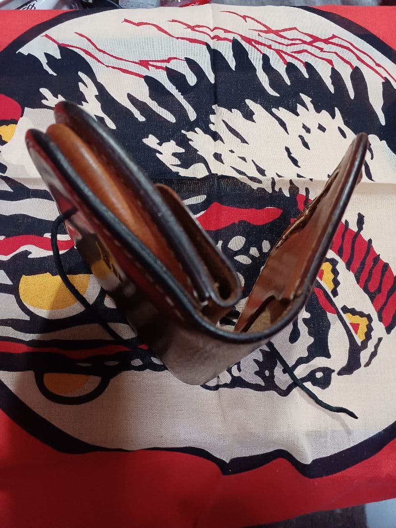 Goro's ブラウンレザー二つ折り財布 Goro's ブラウンレザー二つ折り財布