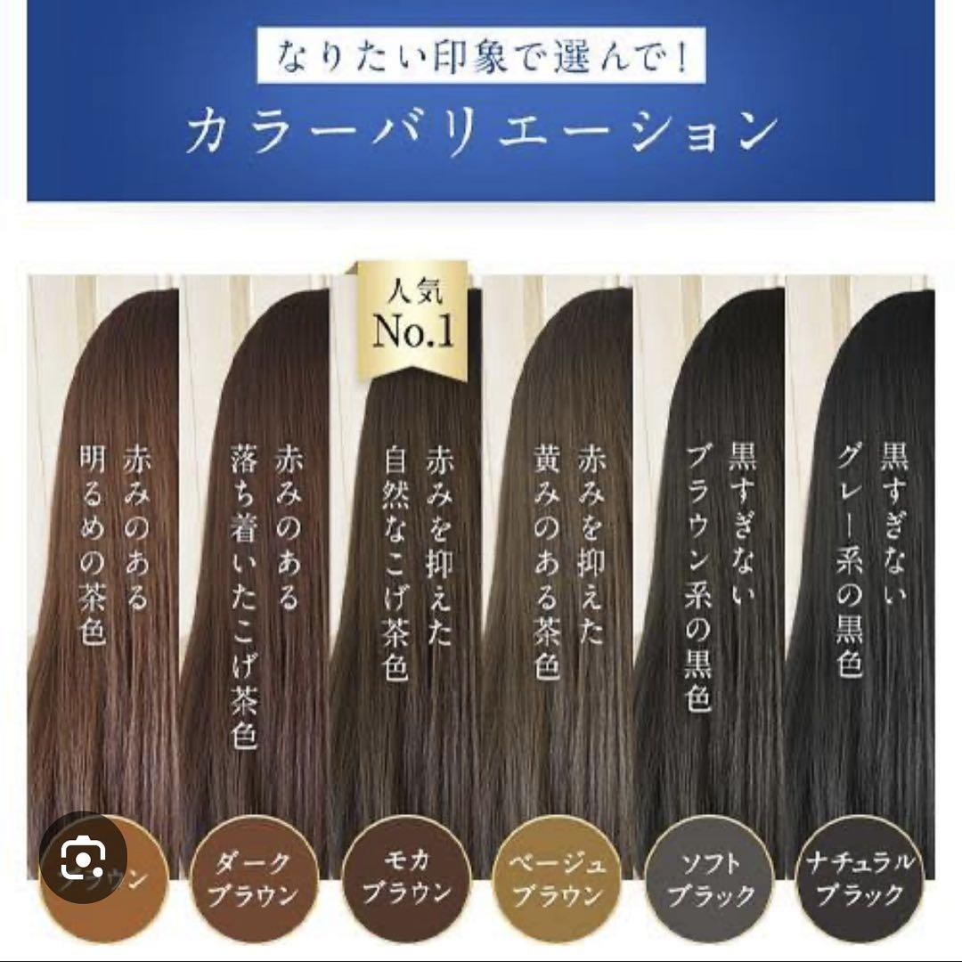 新品ルプルプ ヘアーカラートリートメント モカブラウン3本