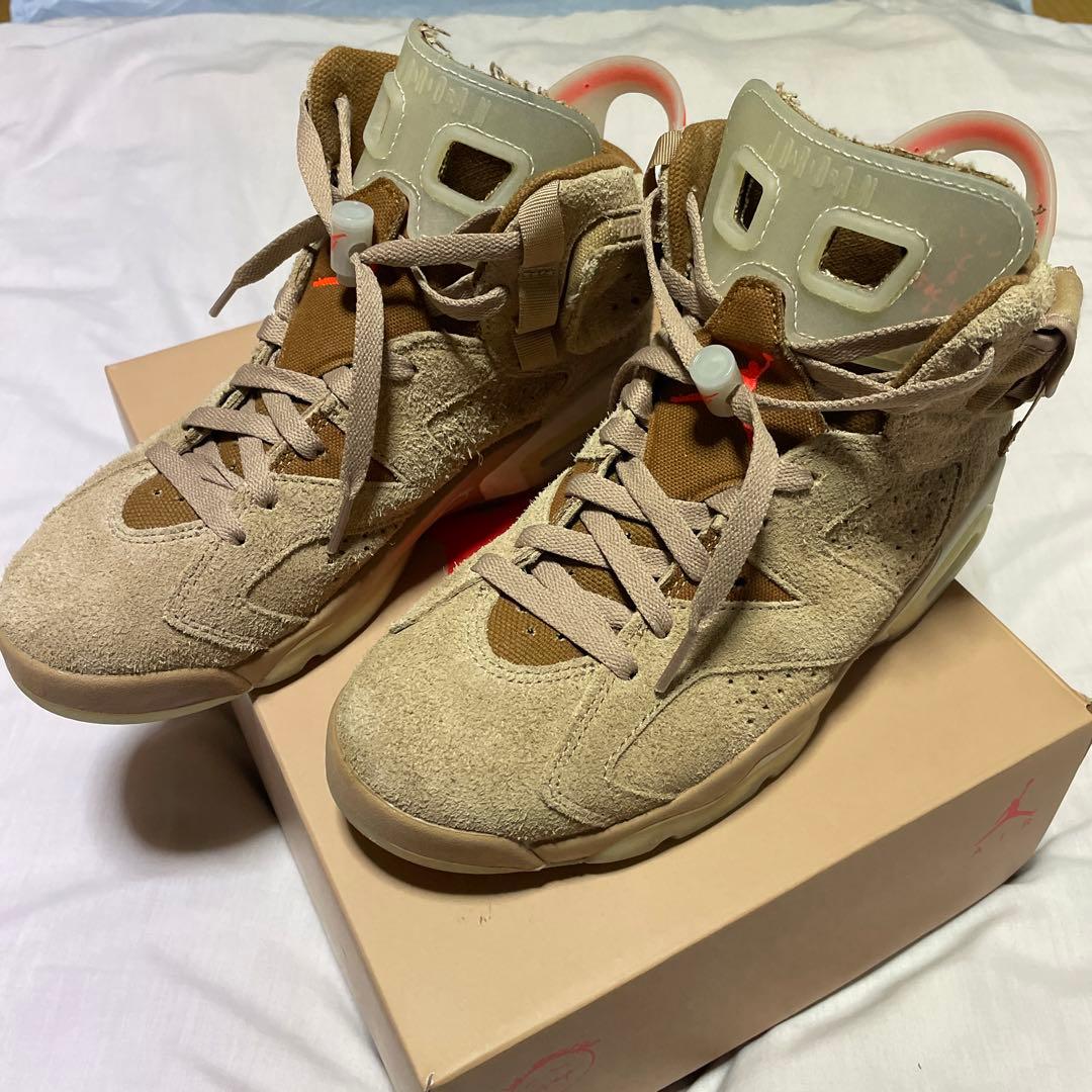 完璧 ナイキ エアジョーダン6 トラヴィス スコット スニーカー - www