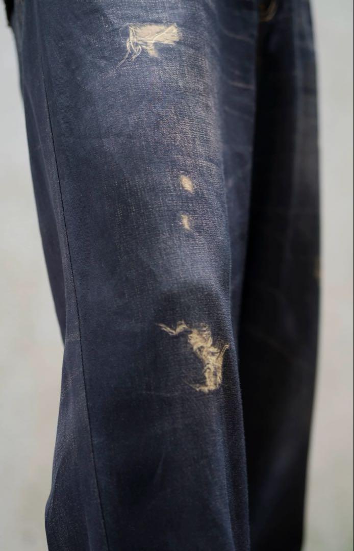 MB ULTIMATE FABRIC トロンプルイユワイドデニムパンツ