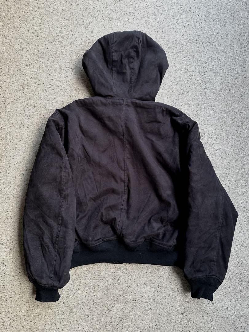ジャケット・アウター hooded searing bomber jacket