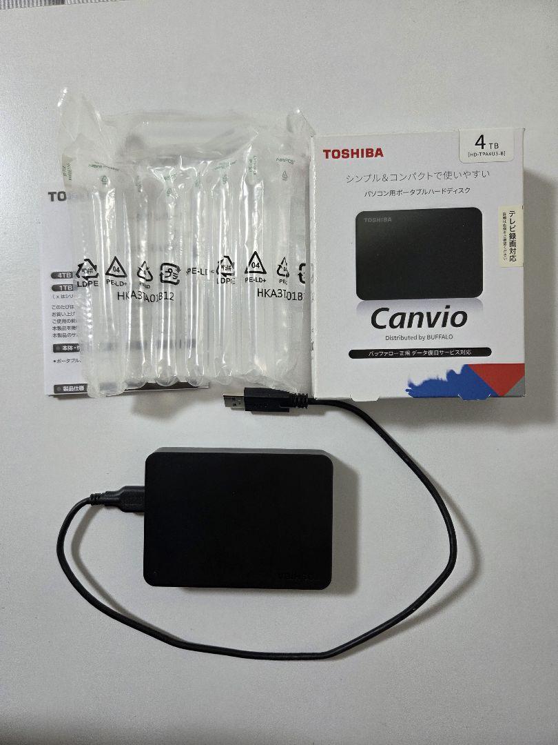 バッファロー 東芝製 HDD 4TB HD-TPA4U3-B