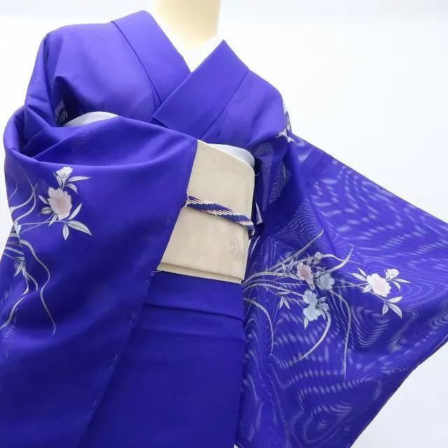 専用Y2872◆未着用 洗える夏着物 仕付け糸付 訪問着