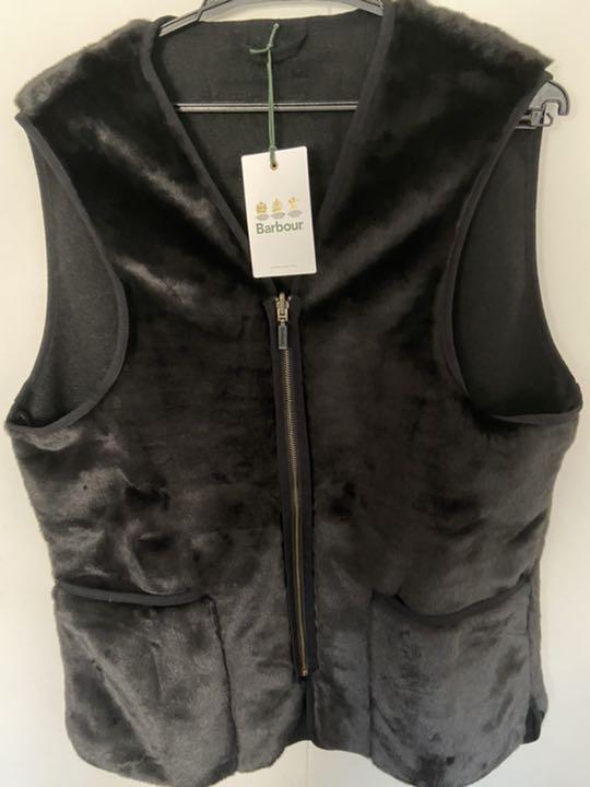 にこだわり Barbour ライナーベスト 未使用 UWXzZ-m60323190529 ファー ブランド