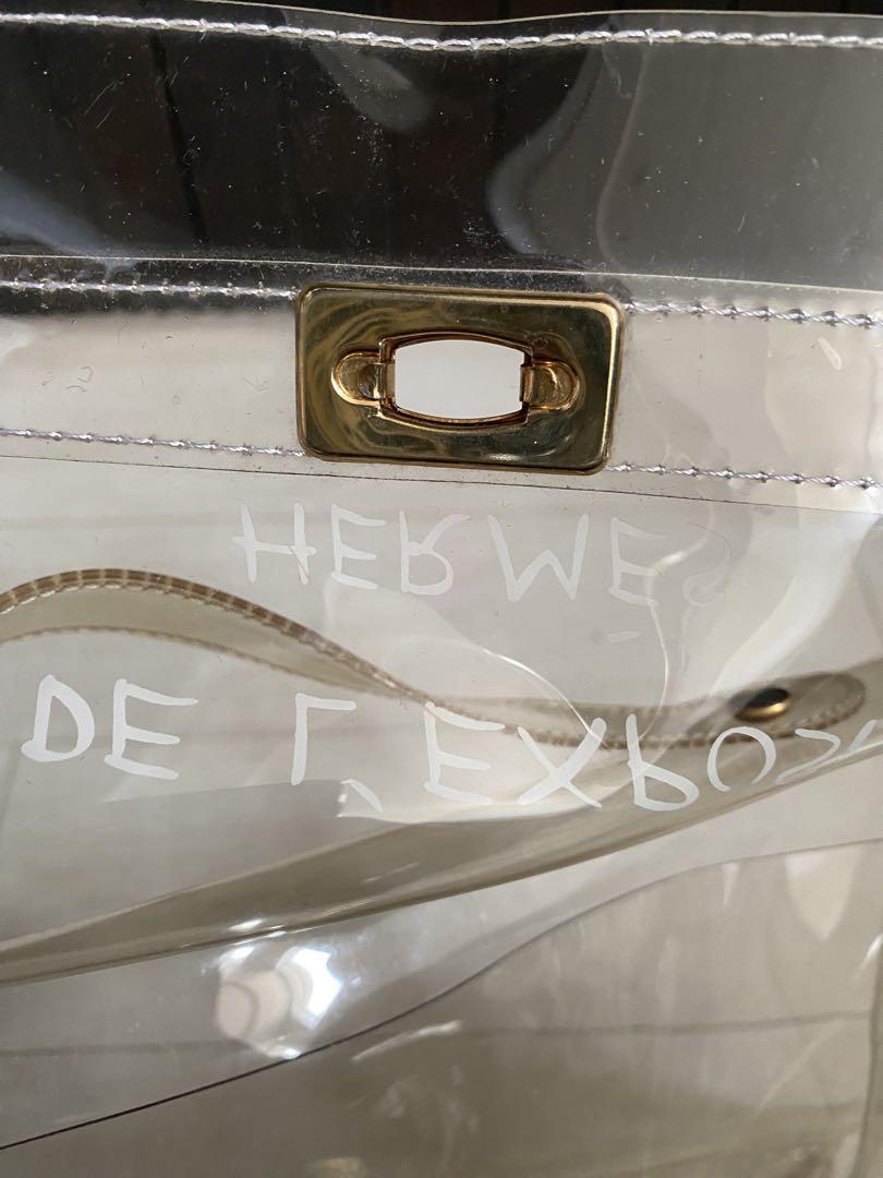 希少 Hermès エルメス クリア ケリーバッグ 限定 ビニールケリー 未使用