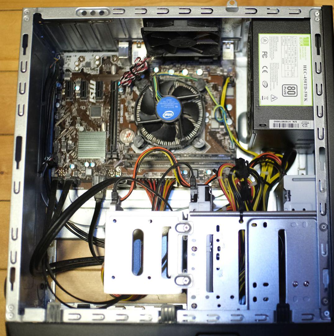 第6世代インテル i3搭載ミニタワーデスクトップパソコン B1N4w-m60325747802 Core 即納在庫