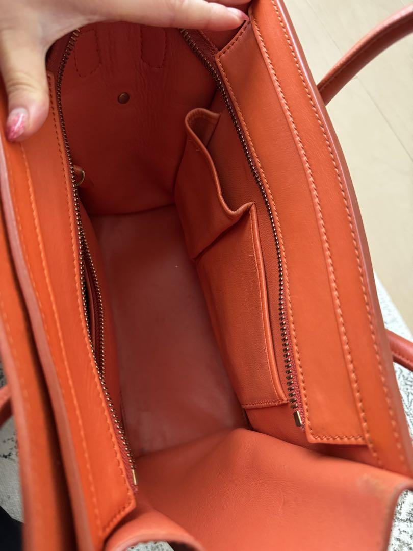 CELINE セリーヌ ラゲージマイクロ オレンジ