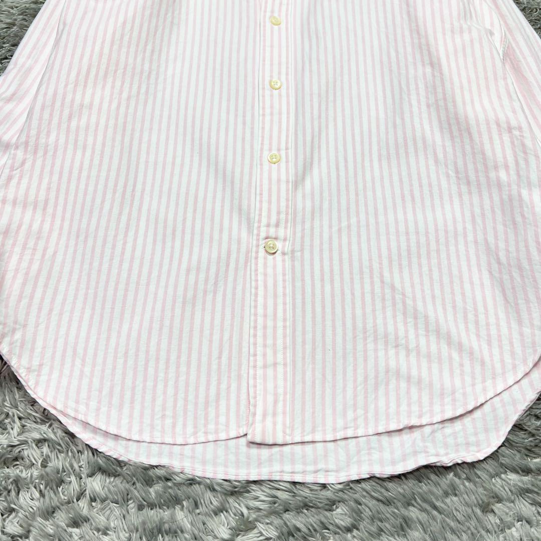ポロラルフローレン　現行品　ストライプ オックスフォードシャツ　L相当　極美品
