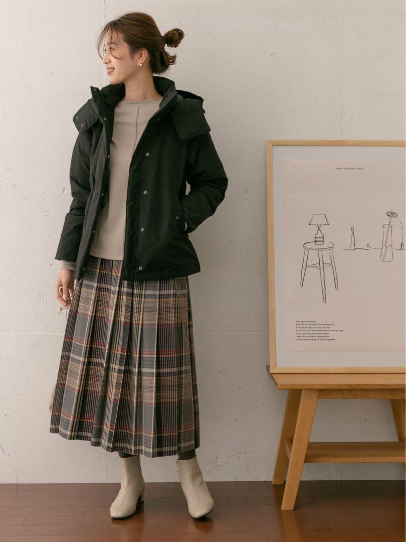 《美品》アーバンリサーチ ドアーズ グリーンダウン 2WAY ジャケット 36