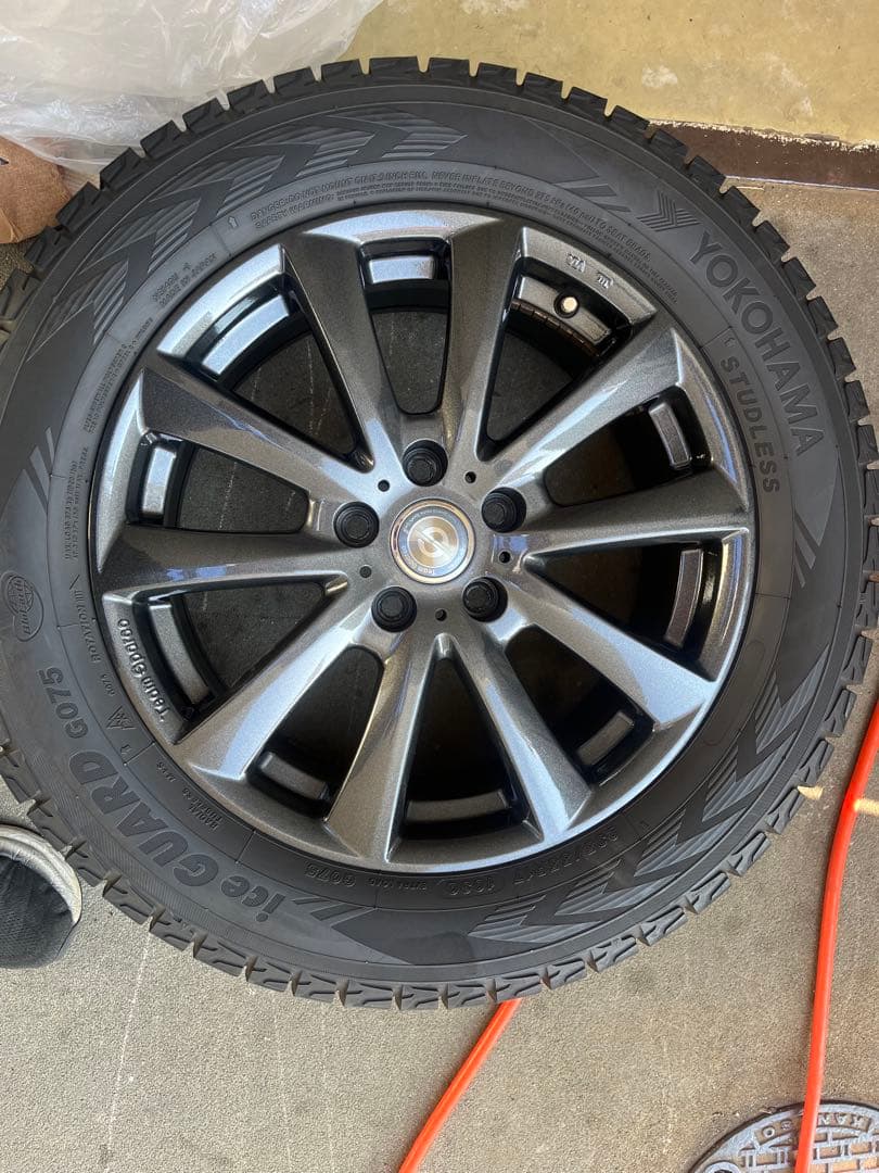 YOKOHAMA G075 2021年　17インチ スタッドレスタイヤセット