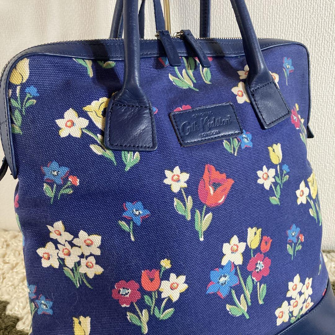 【新品未使用】Cath Kidston(キャスキッドソン)2way ハンドバッグ Cath Kidston - キャスキッドソン ハンドバッグ - 黒の通販 by