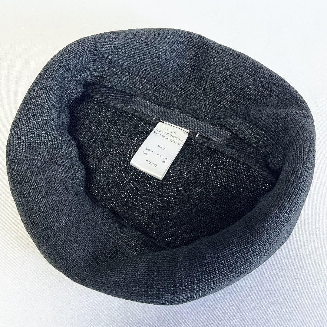【新品】創業300年老舗 中川政七商店 通気性抜群 職人技の麻ブレードのベレー帽