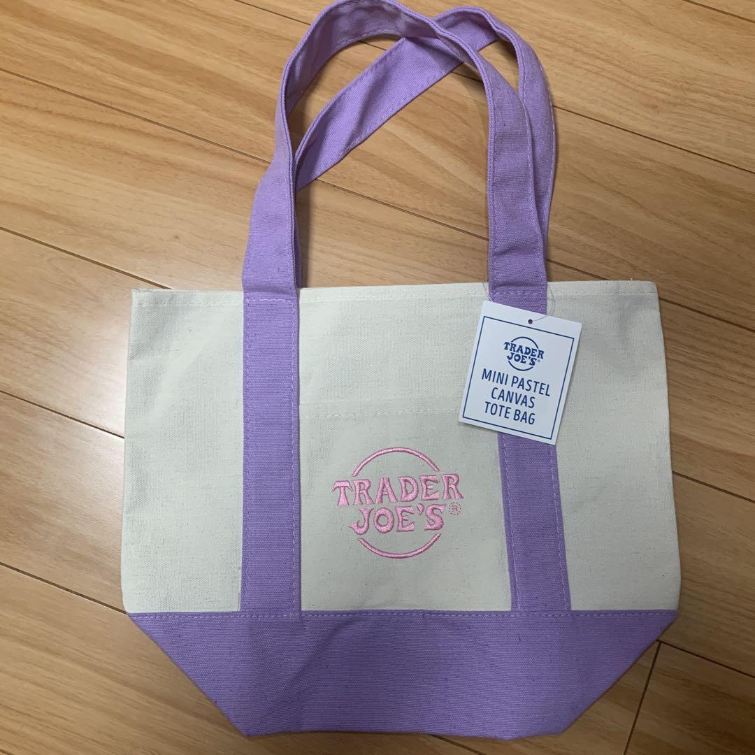 【レビューで送料無料】 新色•入手困難】TRADER JOE'S ミニパステルキャンバストート バッグ