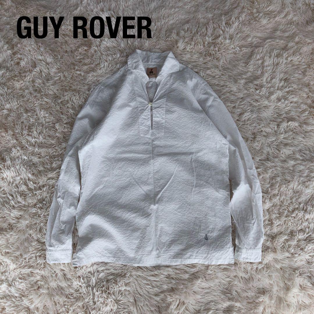 GUY ROVERギィローバープルオーバーシャツホワイト白Mイタリア製