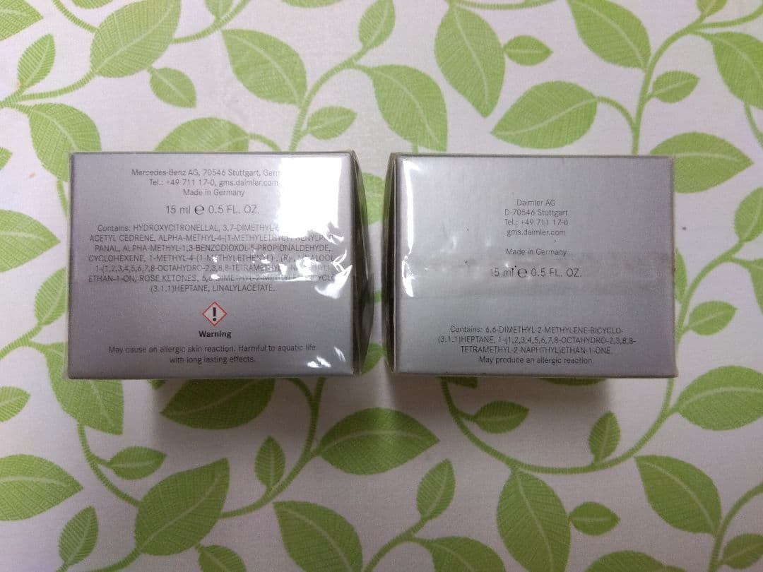 ベンツ パヒュームアトマイザー 2個Mercedes-Benz BRIGHTFACE_UK