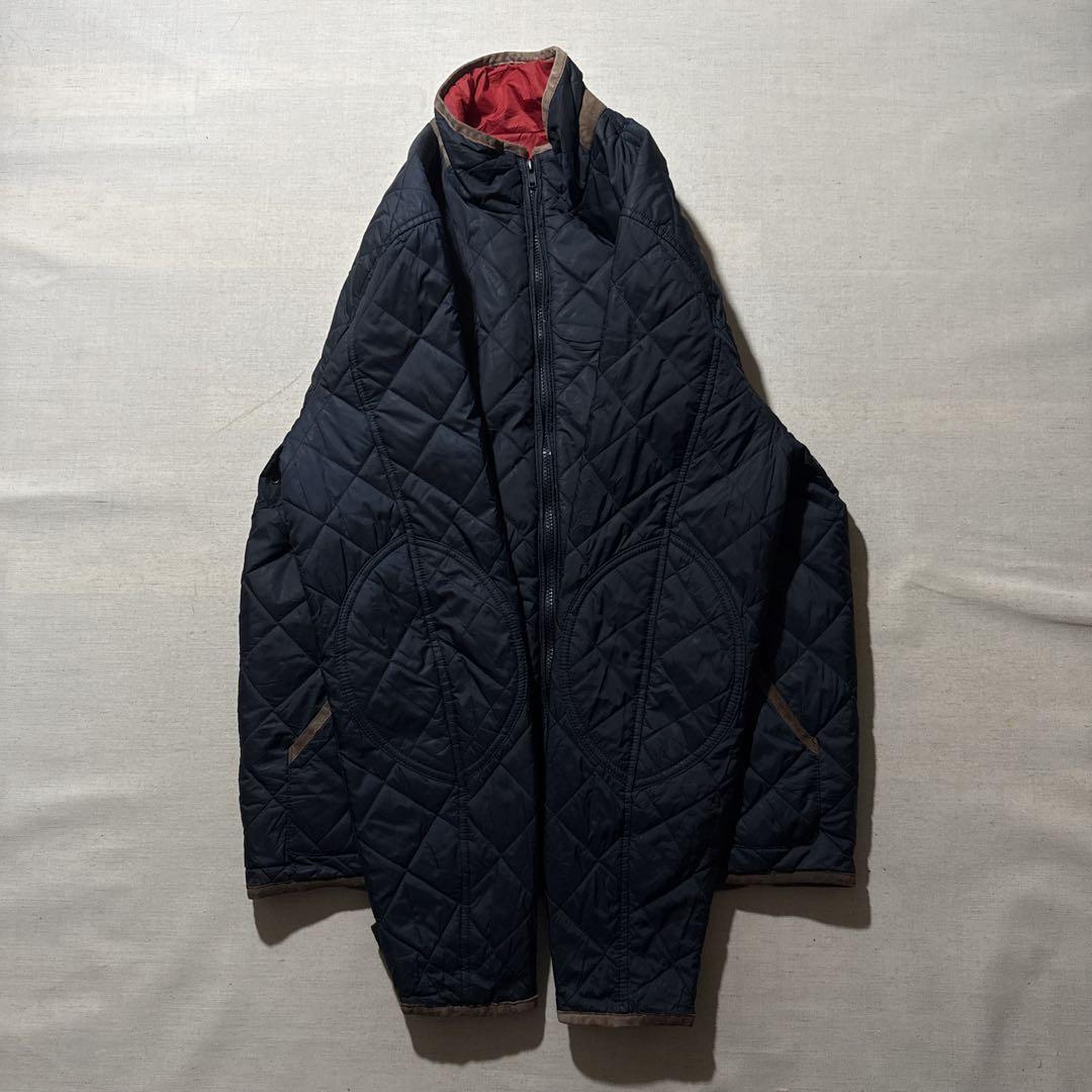 POLO ポロ ラルフローレン リバースブル 中綿 キルティング ジャケット M
