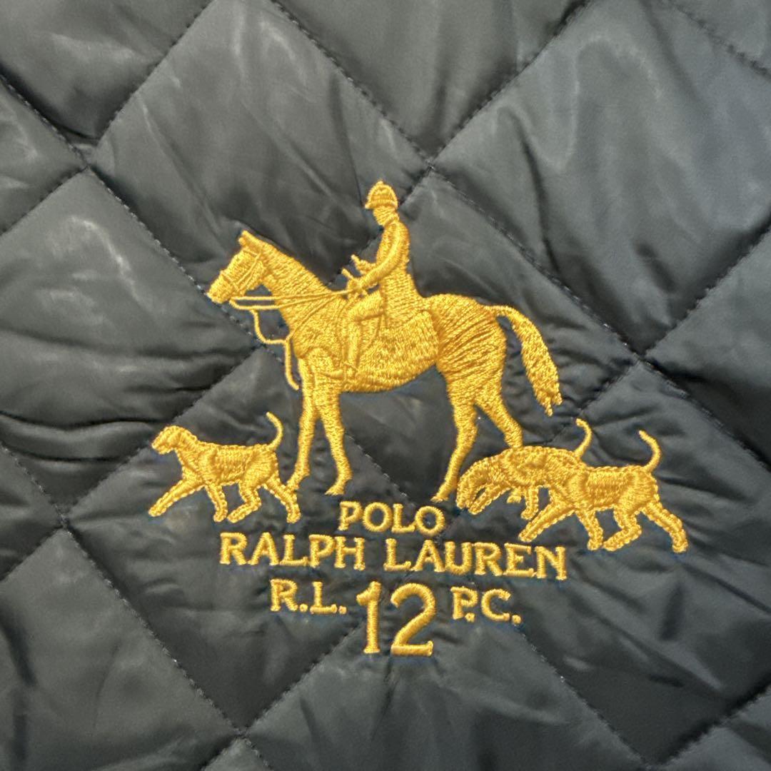 POLO ポロ ラルフローレン リバースブル 中綿 キルティング ジャケット M