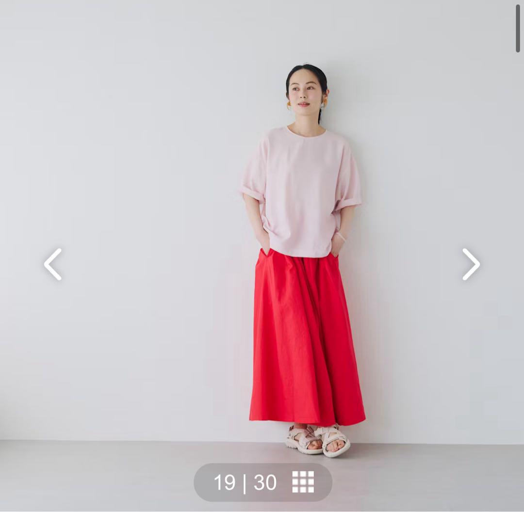 北欧暮らしの道具店　きれい色のTシャツブラウス