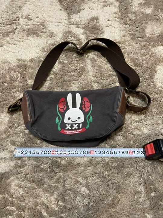 CUNE 革 中古品 うさぎ tKCQ6-m60340407731 21周年ショルダーバッグ キャンパス 通販即納