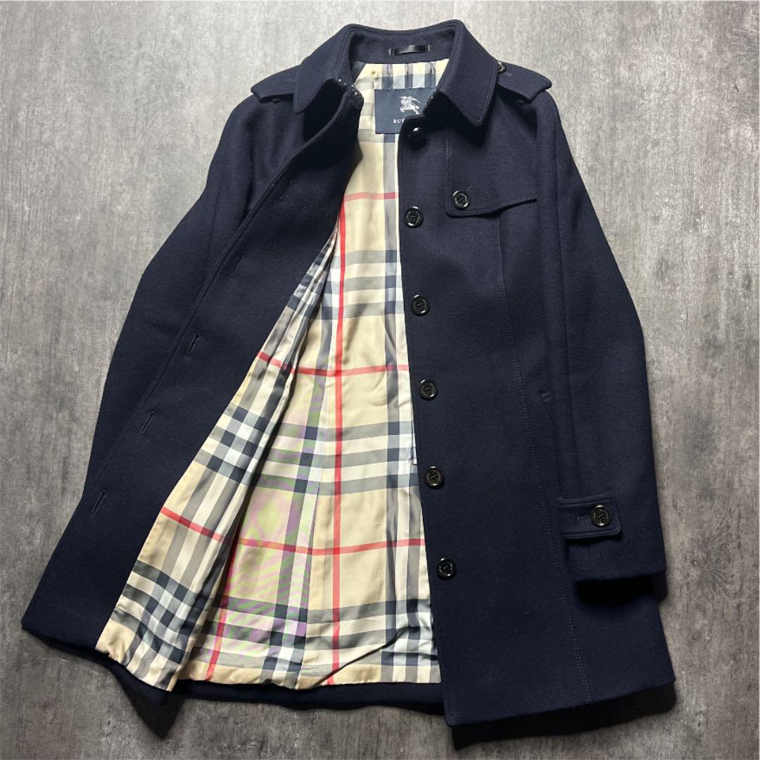 人気ブランドの 【極美品】BURBERRY デカチェック コート アウター 38