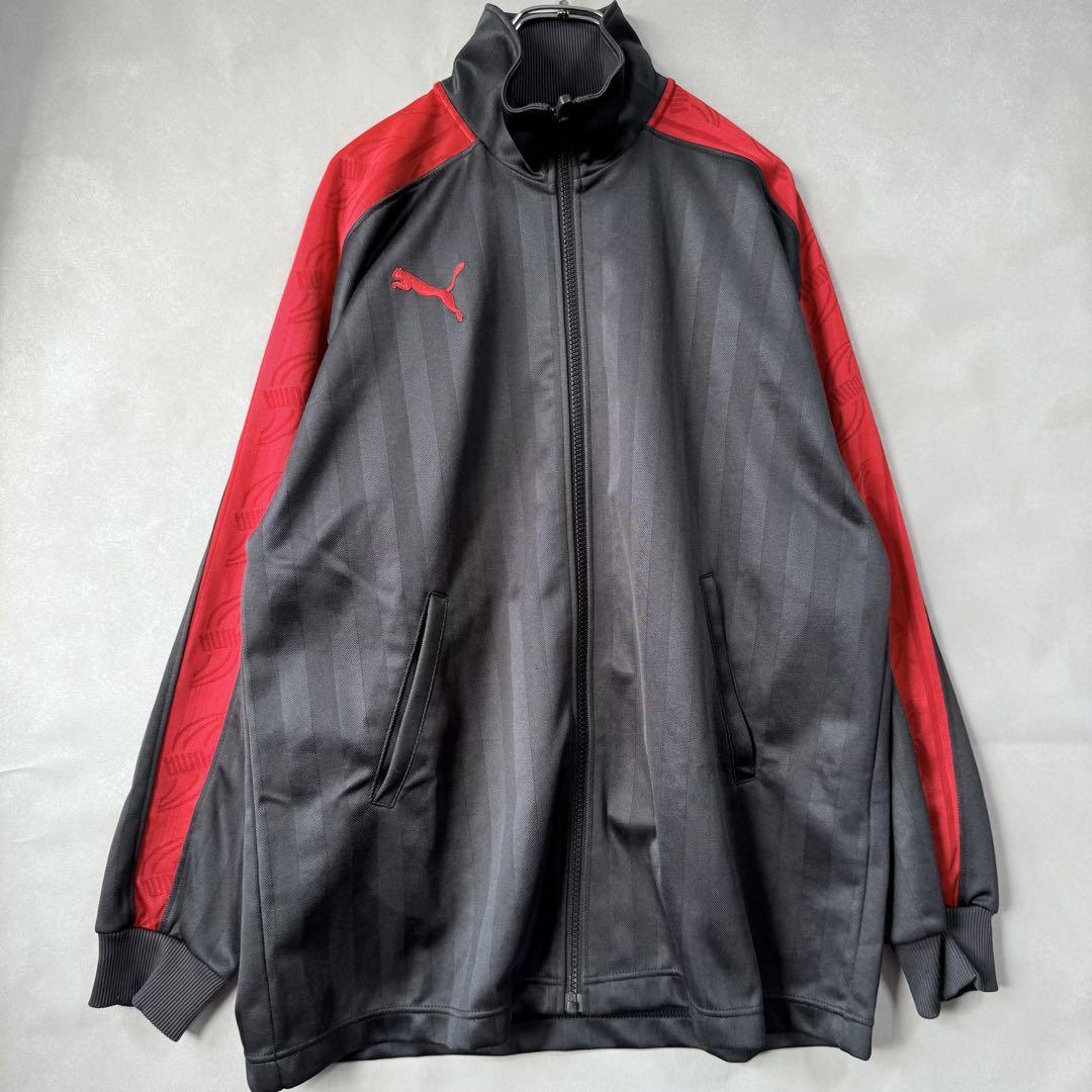 美品☆プーマ ジャージ SS 日本製 トラックジャケット バックロゴ ビックロゴ