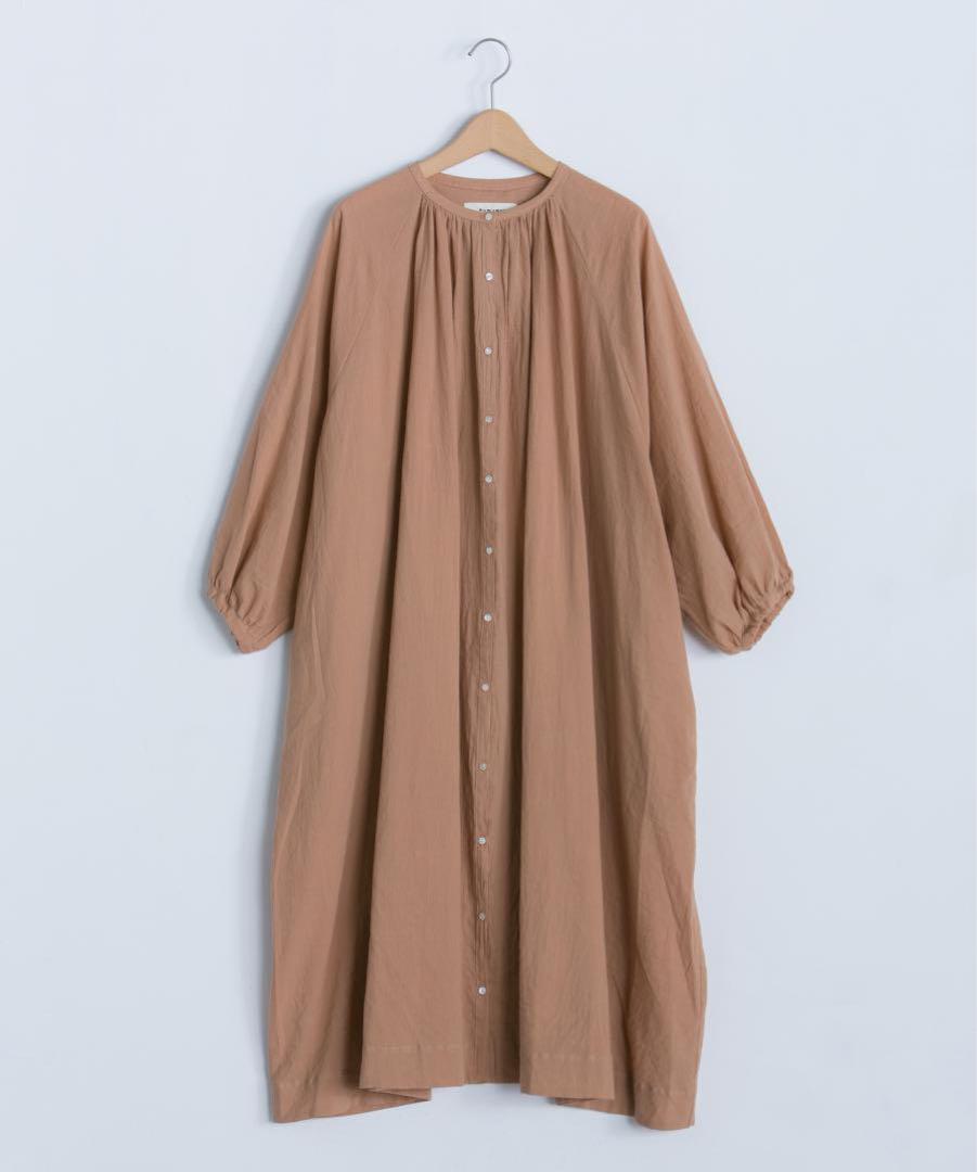 【新品未使用】tumugu ツムグ　ふわふわコットン　はおりワンピース　完売品