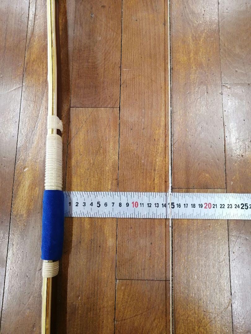 素晴らしい価格 弓道竹弓【小倉紫峯】並寸14kg煤竹杢有スジ入り - その他 弓道