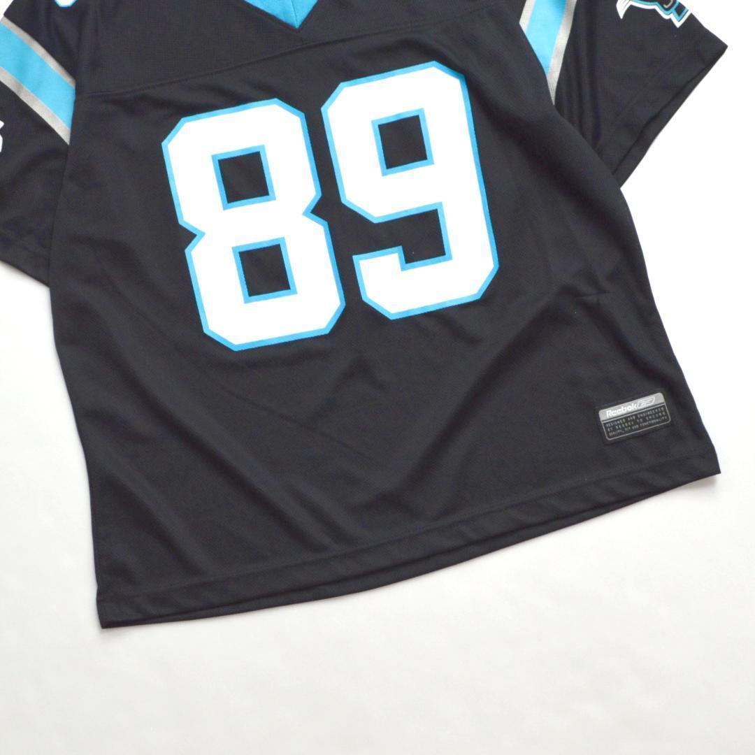 専用Reebokリーボック NFLカロライナパンサーズゲームシャツ