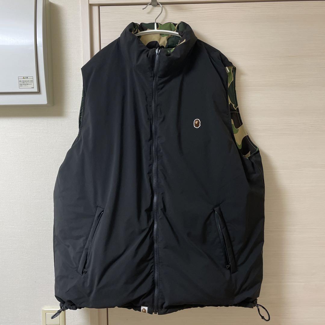 A BATHING APE エイプ リバーシブル ダウン ベスト 2XL
