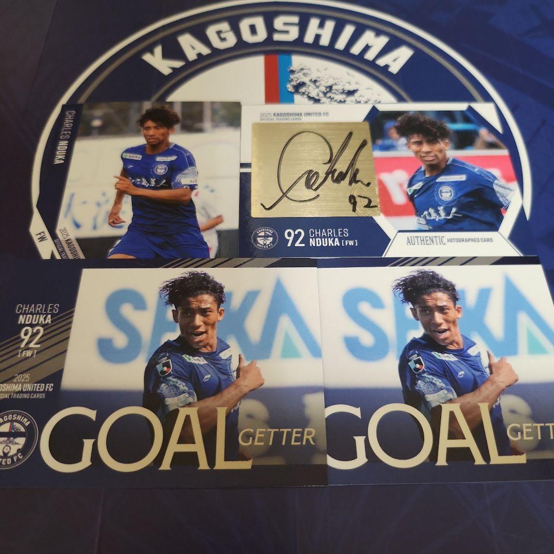 鹿児島ユナイテッドFC サイン入りトレカ目立った傷や汚れなし UP786_INFO
