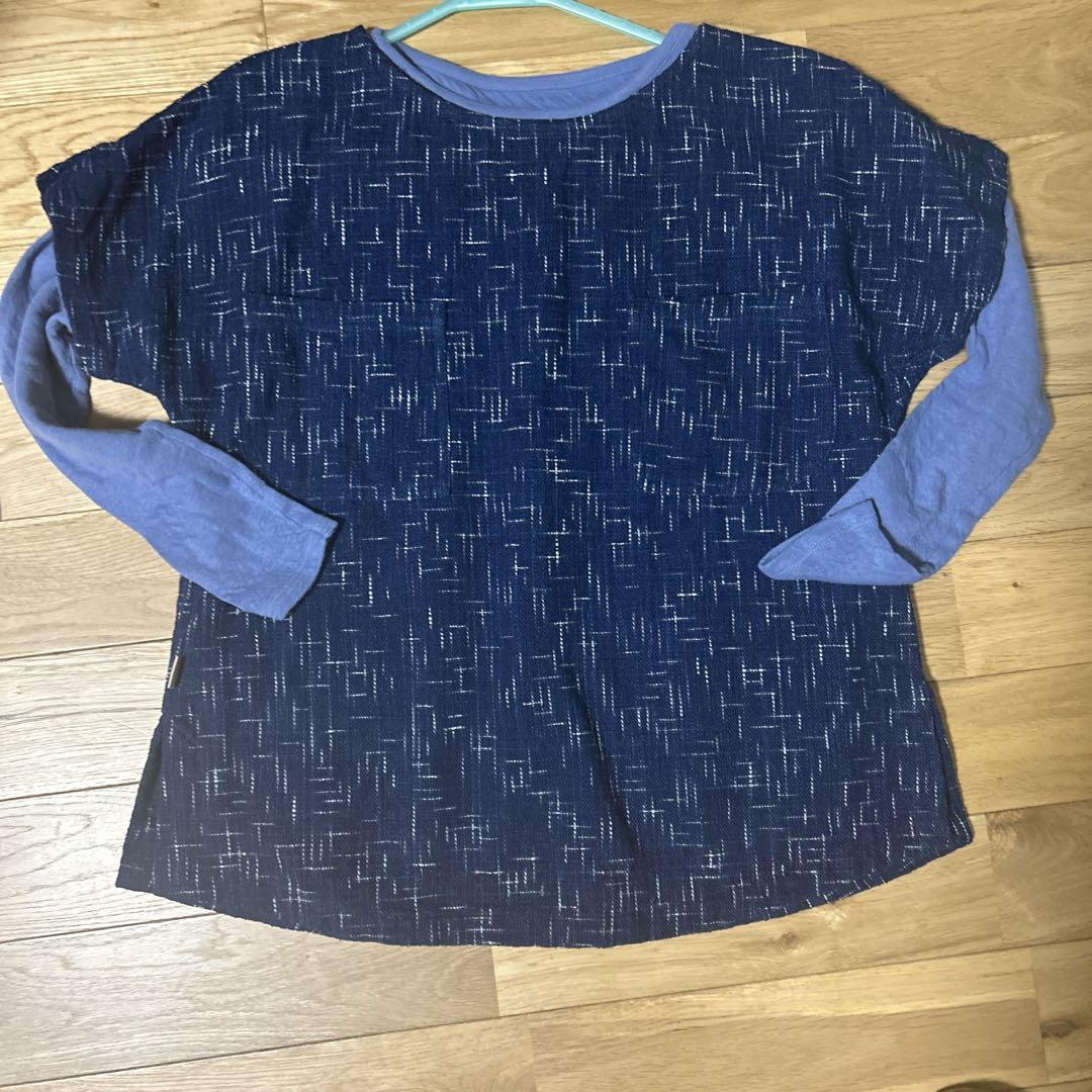 SOSOさん　　　うさとの服　　藍染　　コットン&ヘンプ SOSOさん うさとの服 藍染 コットン&ヘンプ