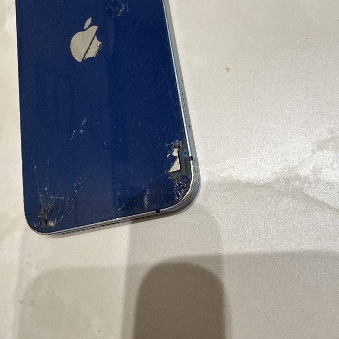 Apple iPhone 12 ブルー 本体 傷あり　SoftBank