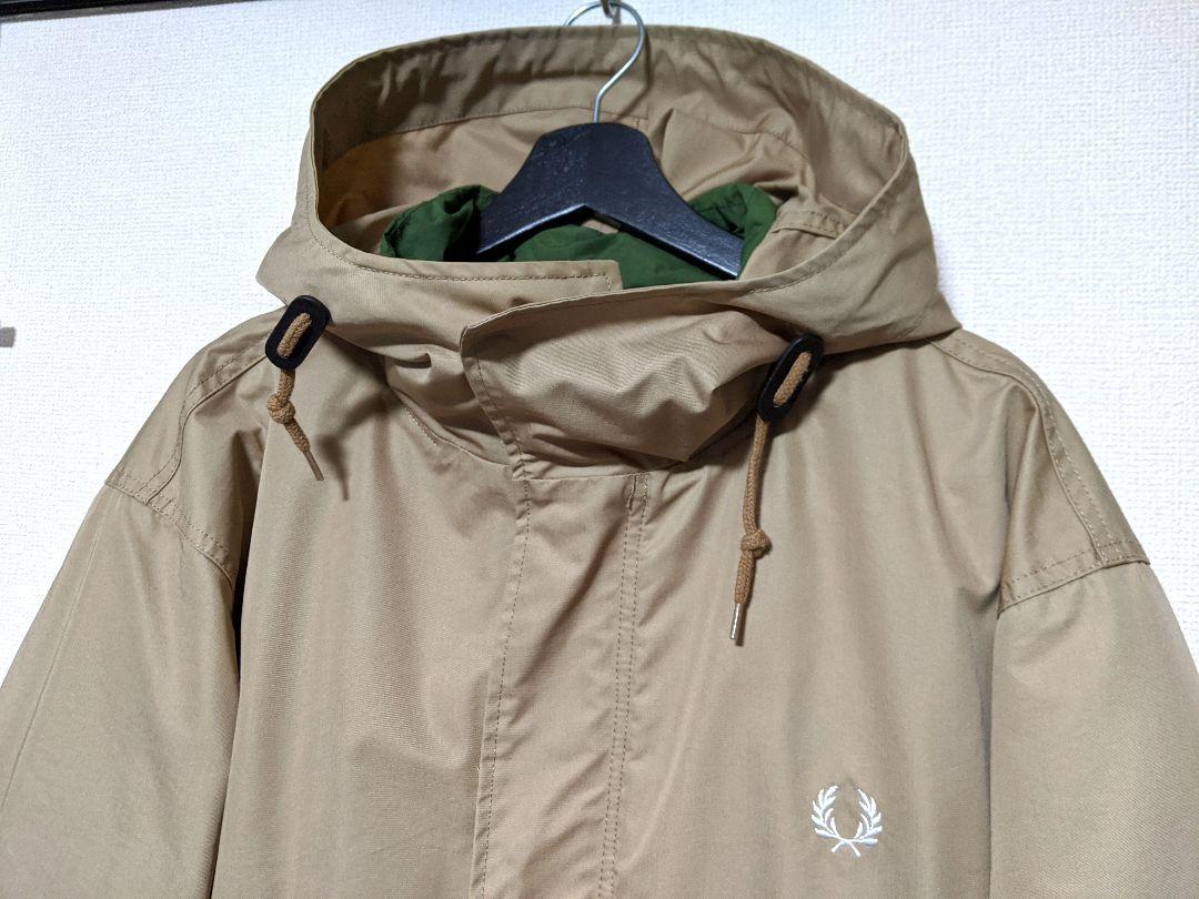 FRED PERRY】3WAYジャケット/中綿/ライナー/無地/刺繍ロゴ/美品