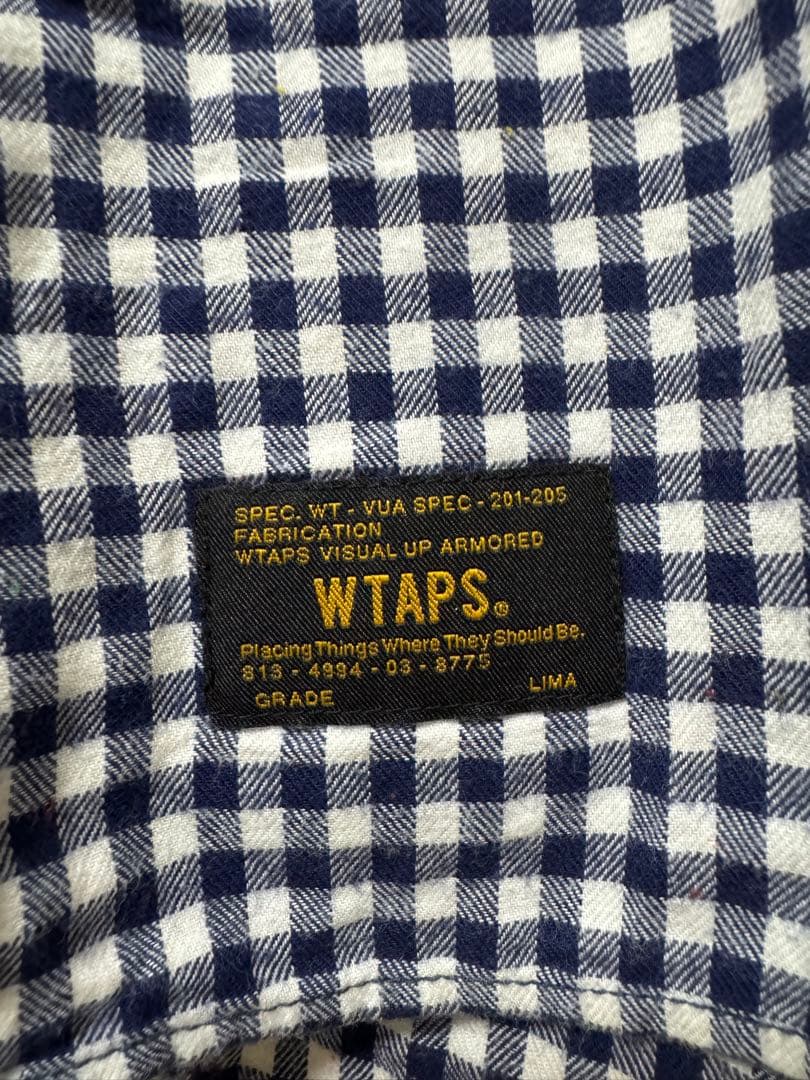 WTAPS GINGHAM LSシャツ L ギンガムチェックfragment