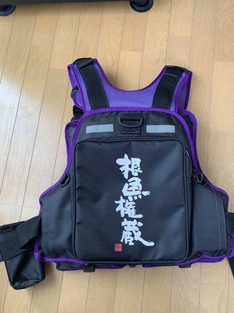 【新品・未使用】プロックス(PROX) 根魚権蔵ロゴ入りローティングゲームベスト