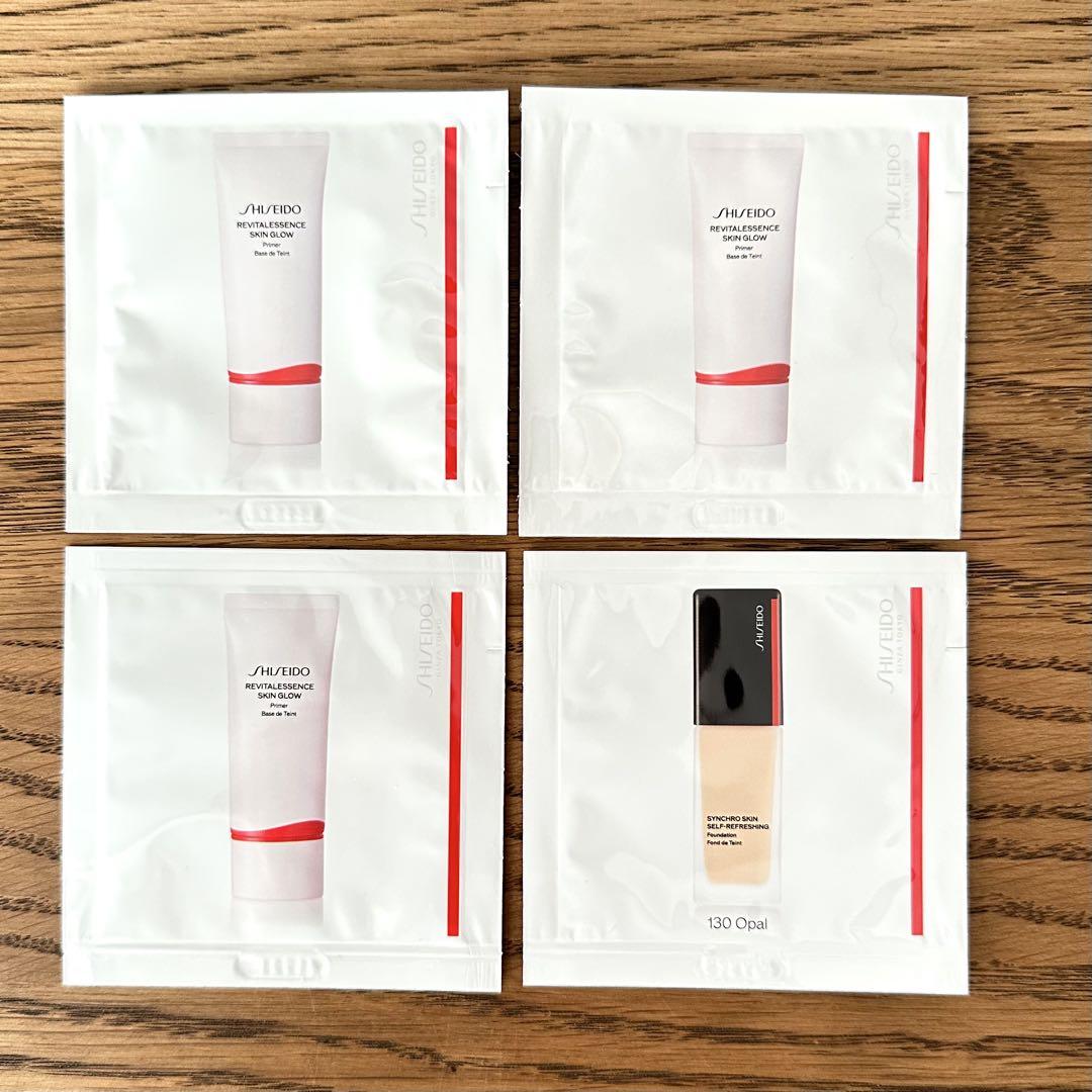 SHISEIDO サンプル プライマー＆ファンデーション 4包 - メルカリ