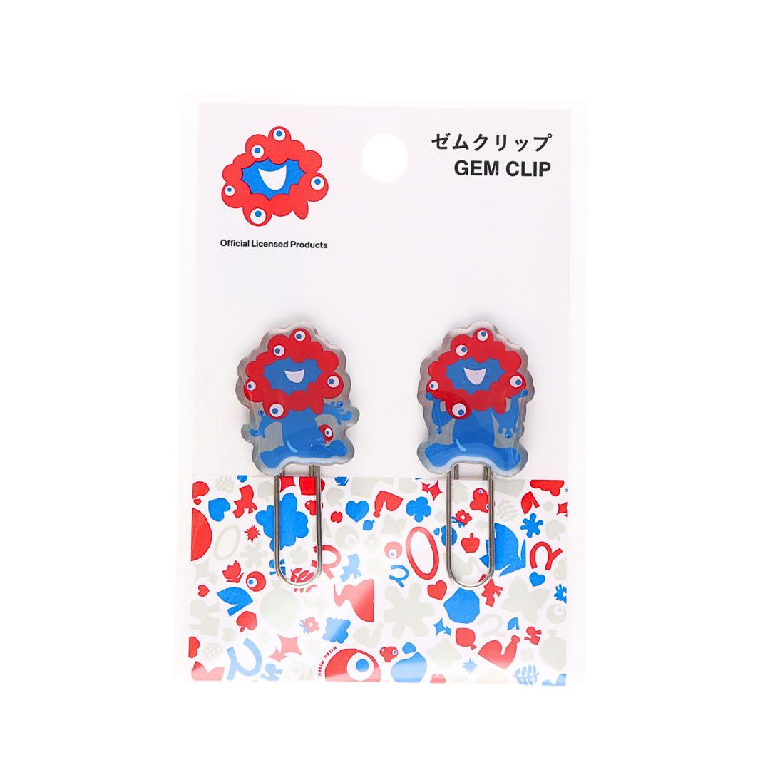 大阪関西万博限定　PEZ×ミャクミャクコラボ　2個セット　即日発送❗️ 新品】ミャクミャク ゼムクリップ 2個セット大阪・関西万博